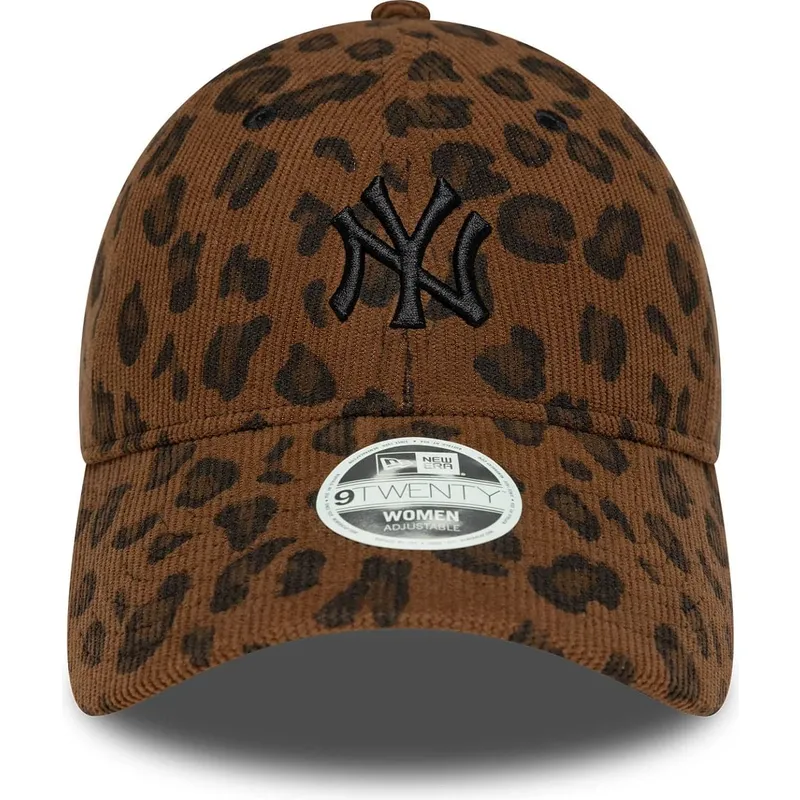 bojd-justerbar-leopardkeps-for-dam-9forty-leopard-cord-new-york-yankees-mlb-fran-new-era