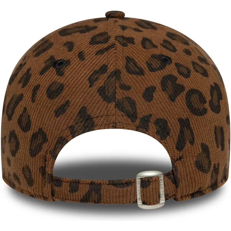bojd-justerbar-leopardkeps-for-dam-9forty-leopard-cord-new-york-yankees-mlb-fran-new-era