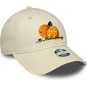 beige-justerbar-bojd-keps-for-kvinnor-9twenty-phrase-mi-media-naranja-fran-new-era