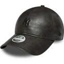 new-era-new-york-yankees-mlb-9twenty-tonal-svart-justerbar-damkeps-med-bojd-skarm-och-svart-logotyp
