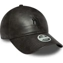 new-era-new-york-yankees-mlb-9twenty-tonal-svart-justerbar-damkeps-med-bojd-skarm-och-svart-logotyp