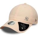 new-york-yankees-mlb-new-era-rosa-justerbar-kurvad-keps-for-kvinnor-med-oppen-rygg-flawless