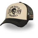 von-dutch-beige-och-svart-truckerkeps-crew28
