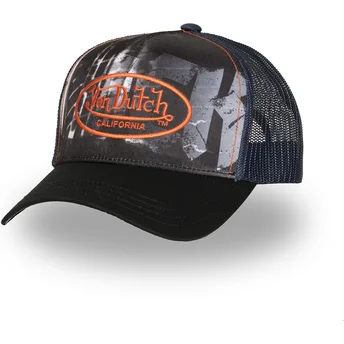 Kepsar böjd svart snapback SUBL08 av Von Dutch