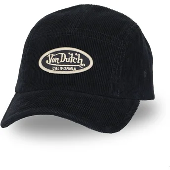 Justerbar svart böjd keps VEL02 från Von Dutch