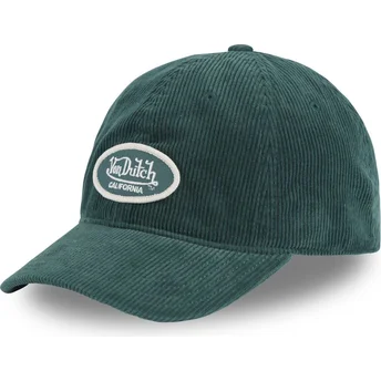 Justerbar grön böjd keps LOG08 från Von Dutch