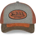 von-dutch-gra-och-brun-truckerkeps-shield01