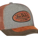 von-dutch-gra-och-brun-truckerkeps-shield01