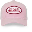 rosa-och-vit-truckerkeps-kylie-p-fran-von-dutch