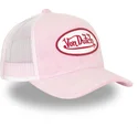 rosa-och-vit-truckerkeps-kylie-p-fran-von-dutch