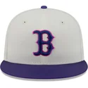 beige-och-lila-platt-keps-justerad-59fifty-clr-dvlp-fran-boston-red-sox-mlb-av-new-era