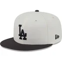 beige-och-svart-platt-keps-justerad-59fifty-clr-dvlp-los-angeles-dodgers-mlb-fran-new-era