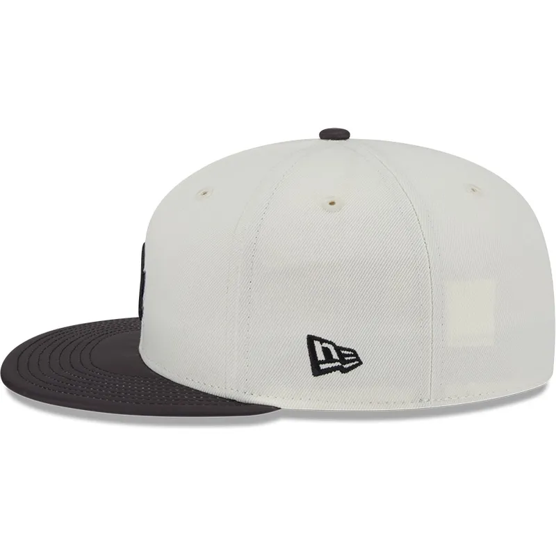 beige-och-svart-platt-keps-justerad-59fifty-clr-dvlp-los-angeles-dodgers-mlb-fran-new-era