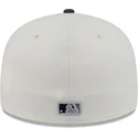 beige-och-svart-platt-keps-justerad-59fifty-clr-dvlp-los-angeles-dodgers-mlb-fran-new-era