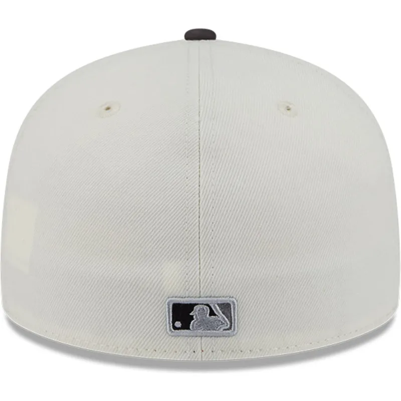 beige-och-svart-platt-keps-justerad-59fifty-clr-dvlp-los-angeles-dodgers-mlb-fran-new-era