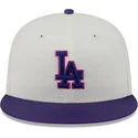 beige-och-violett-59fifty-clr-dvlp-flatkeps-av-los-angeles-dodgers-mlb-fran-new-era
