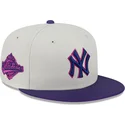 new-york-yankees-mlb-59fifty-clr-dvlp-beige-och-violett-justerbar-flat-keps-fran-new-era