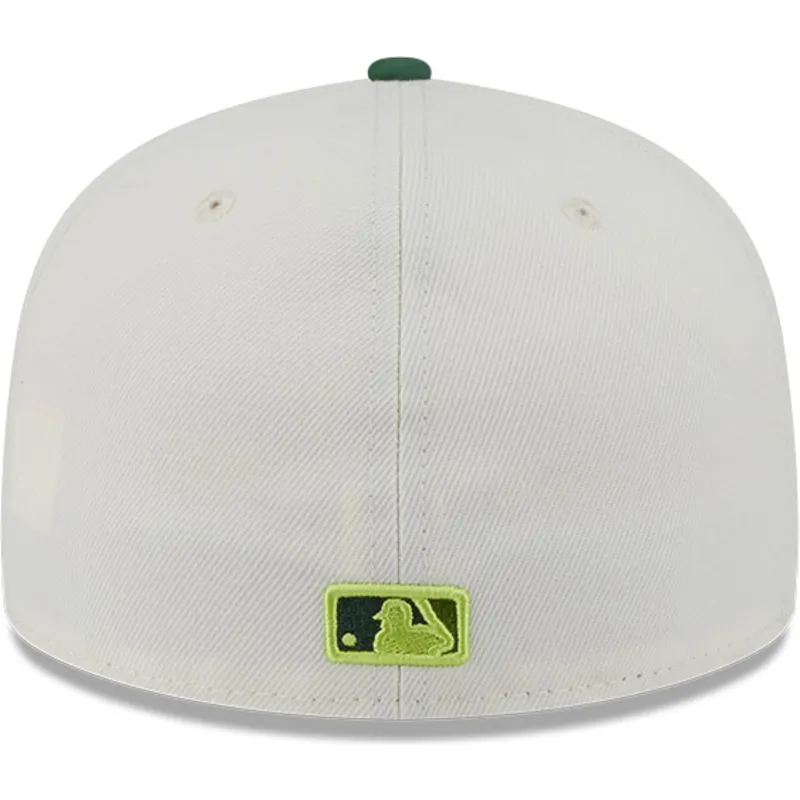 beige-och-gron-platt-keps-justerbar-59fifty-clr-dvlp-fran-new-york-yankees-mlb-av-new-era