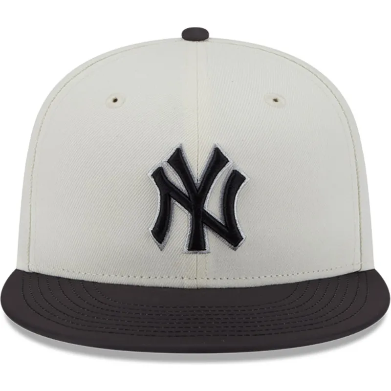 new-york-yankees-mlb-59fifty-clr-dvlp-beige-och-svart-justerbar-flat-keps-fran-new-era