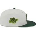 beige-och-gron-platt-keps-justerad-59fifty-clr-dvlp-fran-oakland-athletics-mlb-av-new-era