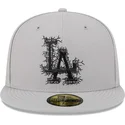 los-angeles-dodgers-mlb-new-era-59fifty-cracked-gra-justerad-flat-keps
