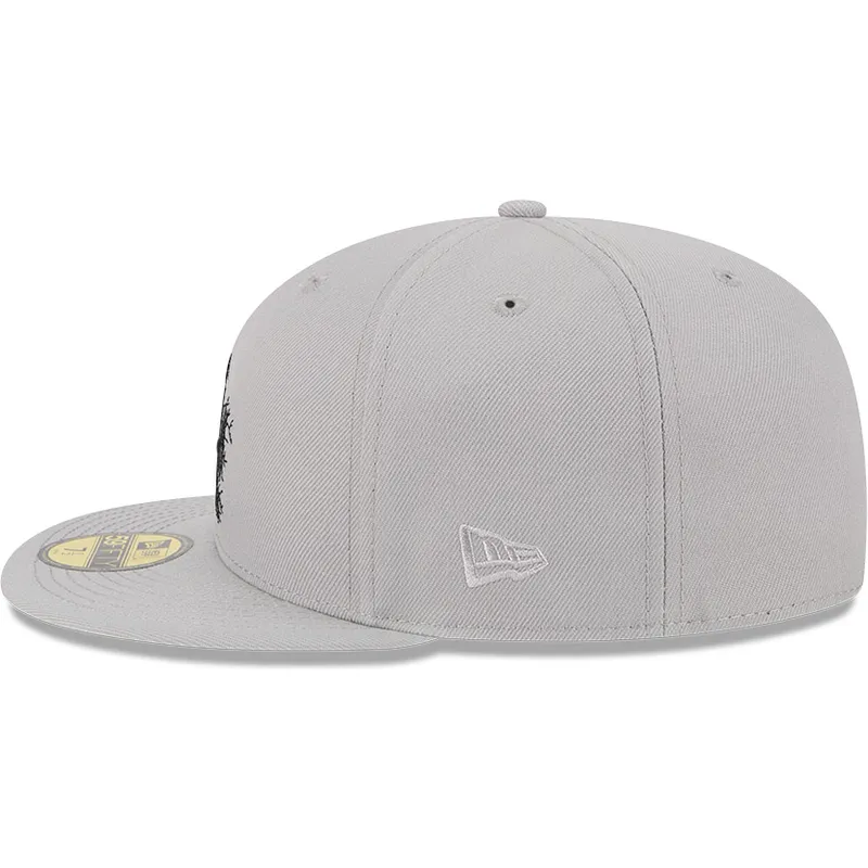 gra-platt-keps-justerad-59fifty-cracked-los-angeles-dodgers-mlb-fran-new-era