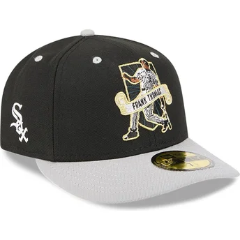 New Era Chicago White Sox MLB 59FIFTY Spelare Frank Thomas svart och grå böjd keps