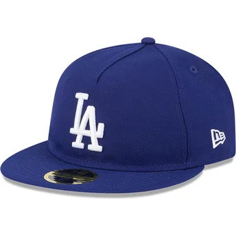 Los Angeles Dodgers MLB New Era 59FIFTY Retro Crown A Frame Easy blå justerbar platt keps