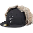 boston-red-sox-mlb-new-era-59fifty-svart-justerbar-flat-keps-med-vinteroronlappar