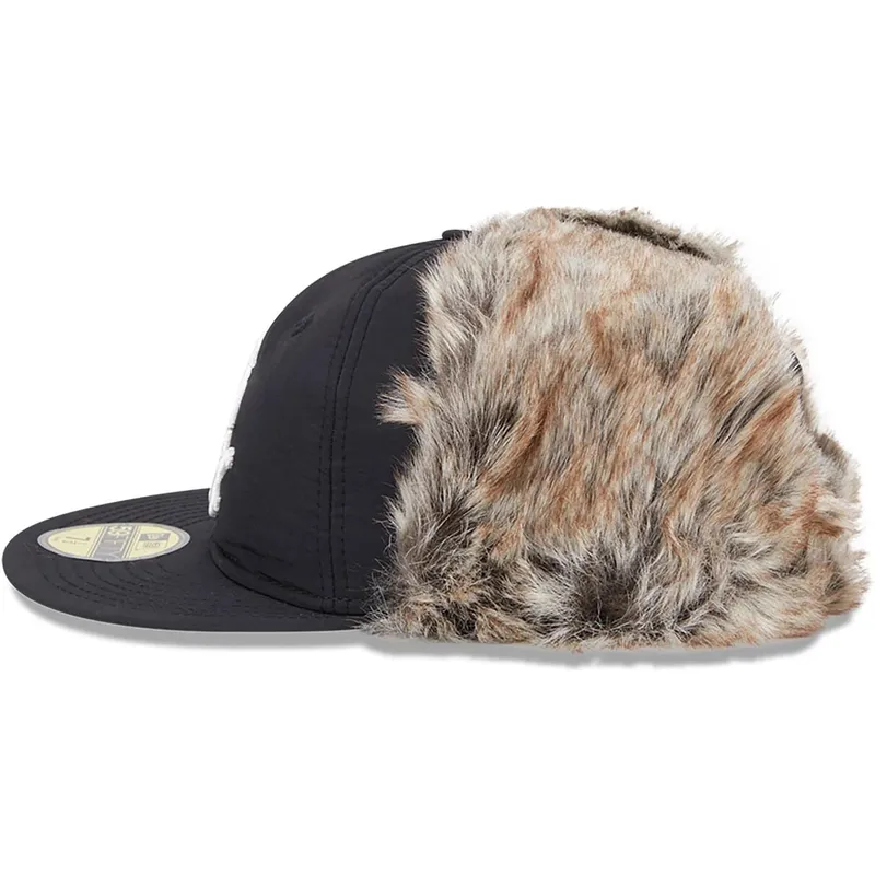 svart-platt-keps-justerad-59fifty-winter-dog-ear-fran-chicago-white-sox-mlb-av-new-era