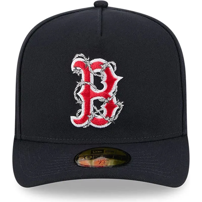 marinbla-bojd-keps-justerbar-59fifty-a-frame-wired-fran-boston-red-sox-mlb-av-new-era