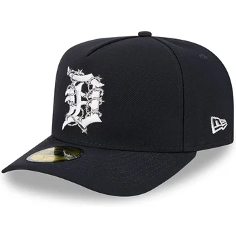 New Era Detroit Tigers MLB 59FIFTY A Frame Wired mörkblå justerbar kurvad keps