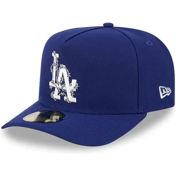 Los Angeles Dodgers MLB New Era 59FIFTY A Frame Wired blå justerbar böjd keps