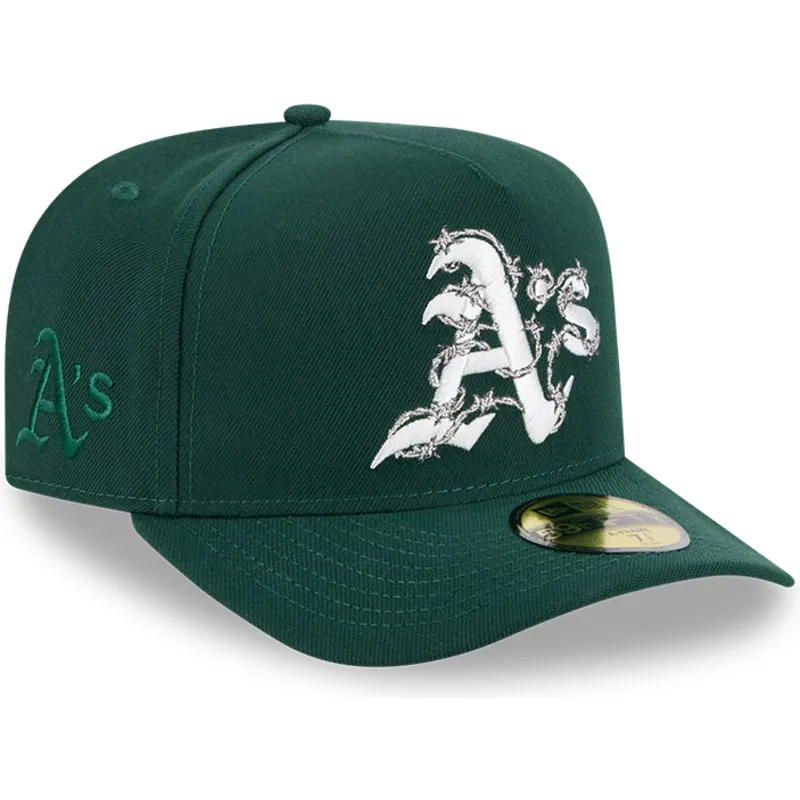 gron-bojd-keps-justerbar-59fifty-a-frame-wired-oakland-athletics-mlb-fran-new-era