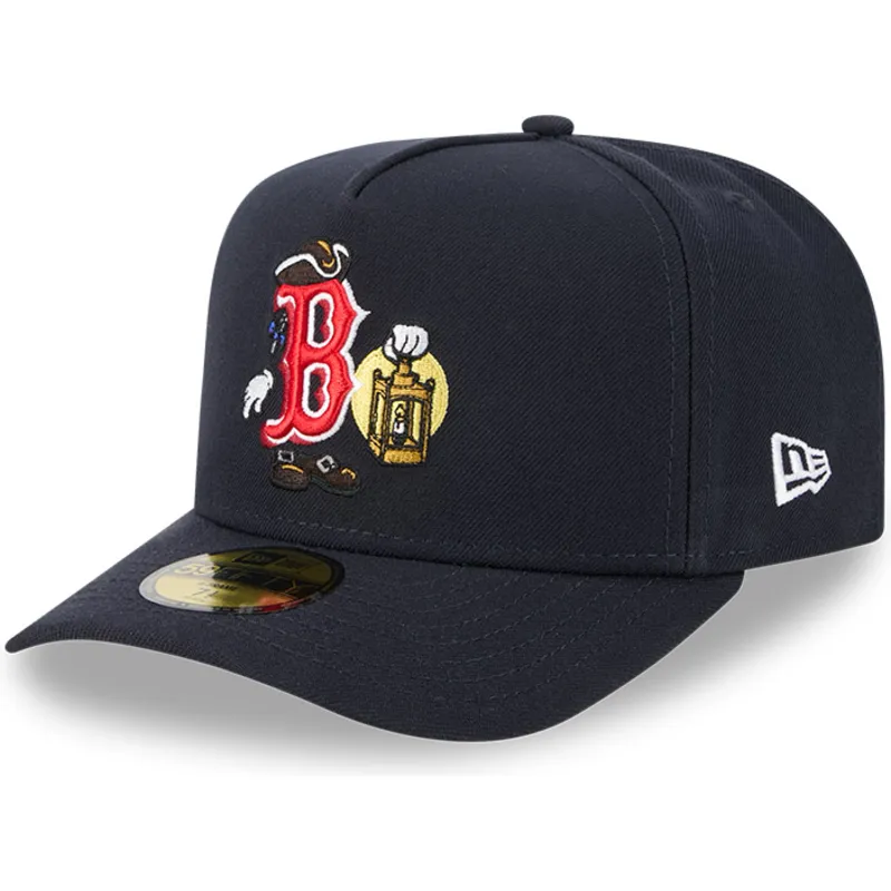 marinbla-bojd-keps-justerbar-59fifty-a-frame-cartoon-boston-red-sox-mlb-fran-new-era