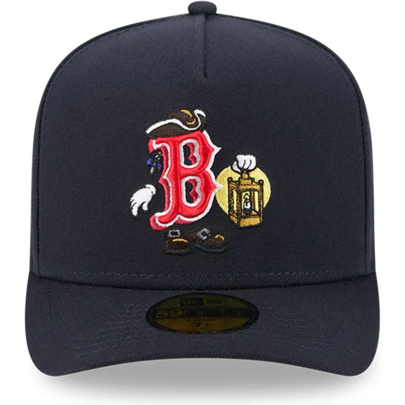 marinbla-bojd-keps-justerbar-59fifty-a-frame-cartoon-boston-red-sox-mlb-fran-new-era