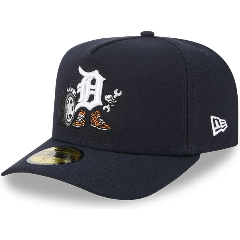 marinbla-bojd-keps-justerbar-59fifty-a-frame-cartoon-detroit-tigers-mlb-fran-new-era