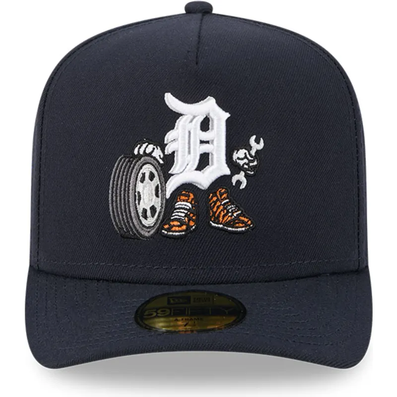 marinbla-bojd-keps-justerbar-59fifty-a-frame-cartoon-detroit-tigers-mlb-fran-new-era