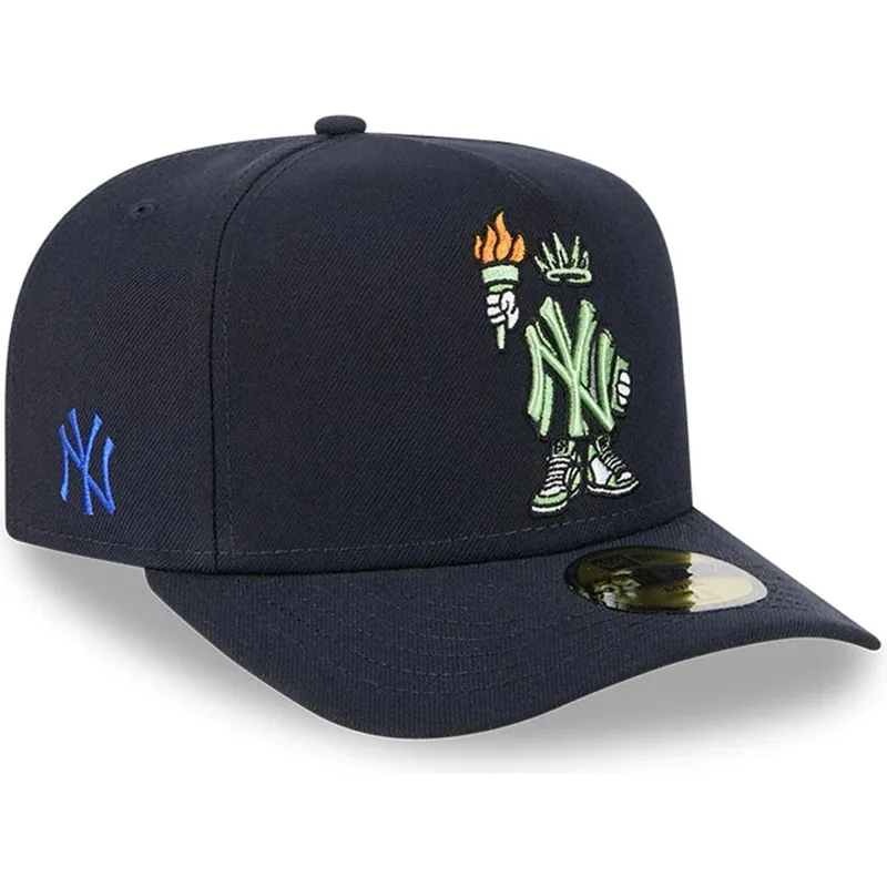 marinbla-bojd-keps-justerbar-59fifty-a-frame-cartoon-new-york-yankees-mlb-fran-new-era