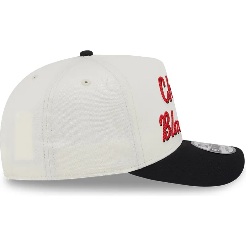 beige-och-svart-kurvad-keps-snapback-9fifty-a-frame-chainstitch-chicago-blackhawks-nhl-fran-new-era