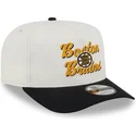 boston-bruins-nhl-new-era-9fifty-a-frame-chainstitch-beige-och-svart-snapback-bojd-keps