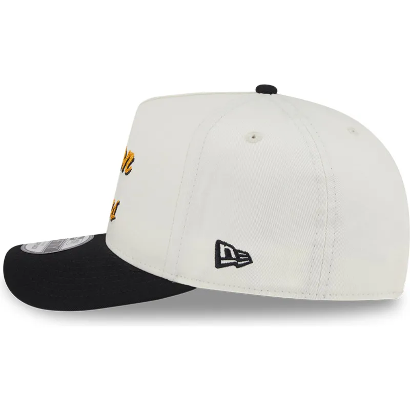 beige-och-svart-bojd-keps-snapback-9fifty-a-frame-chainstitch-boston-bruins-nhl-fran-new-era