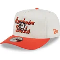 beige-och-orange-bojd-skarm-snapback-keps-9fifty-a-frame-chainstitch-av-anaheim-ducks-nhl-fran-new-era