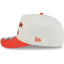 beige-och-orange-bojd-skarm-snapback-keps-9fifty-a-frame-chainstitch-av-anaheim-ducks-nhl-fran-new-era