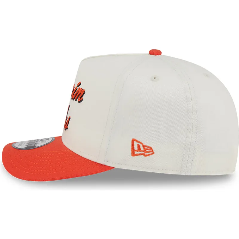 beige-och-orange-kurvad-keps-snapback-9fifty-a-frame-chainstitch-anaheim-ducks-nhl-fran-new-era