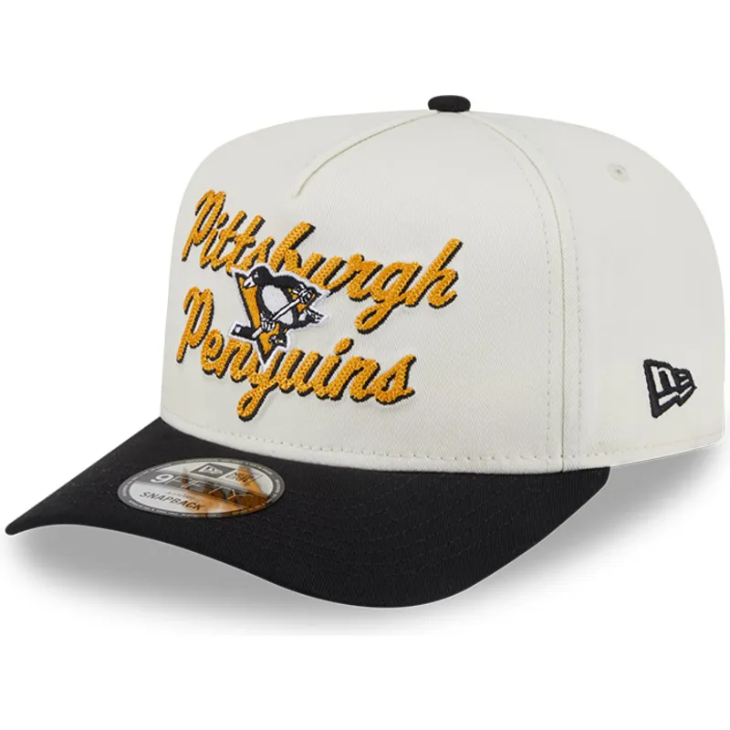 beige-och-svart-kurvad-keps-snapback-9fifty-a-frame-chainstitch-pittsburgh-penguins-nhl-fran-new-era
