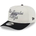 beige-och-svart-snapback-keps-9fifty-a-frame-chainstitch-av-los-angeles-kings-nhl-fran-new-era