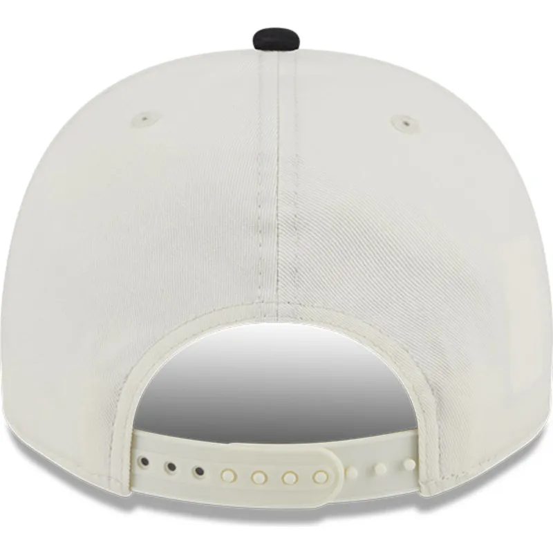 beige-och-svart-bojd-keps-snapback-9fifty-a-frame-chainstitch-los-angeles-kings-nhl-fran-new-era