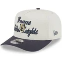 vegas-golden-knights-nhl-new-era-beige-och-gra-bojd-skarm-snapback-9fifty-a-frame-chainstitch-keps