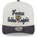 vegas-golden-knights-nhl-new-era-beige-och-gra-bojd-skarm-snapback-9fifty-a-frame-chainstitch-keps